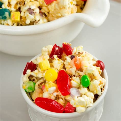 Glazed Candy Popcorn Simple Sweet Recipes