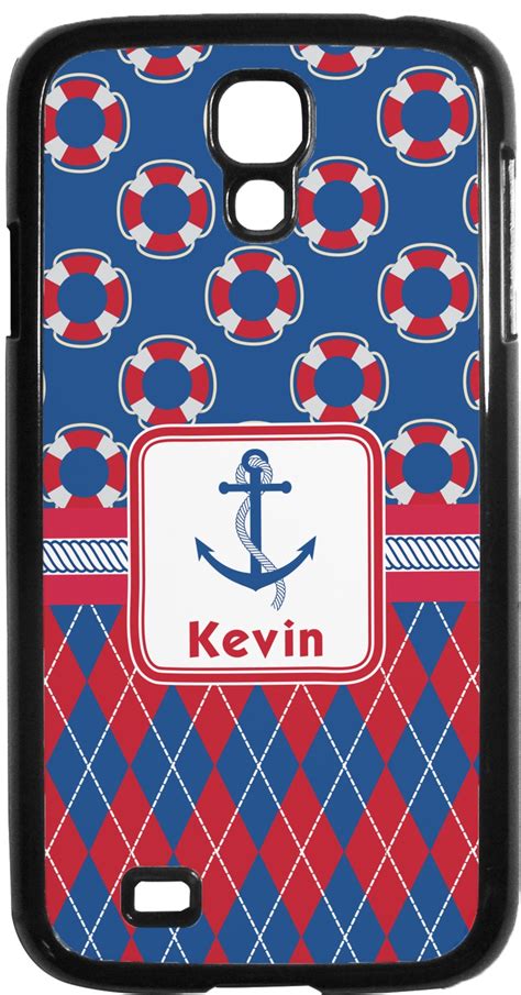 Buoy And Argyle Print Plastic Samsung Galaxy 4 Phone Case Personalized