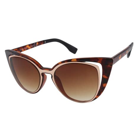 Updated Cateye Sunglasses With A Double Rim For Extra Edge High Quality Fashionable Eyewear
