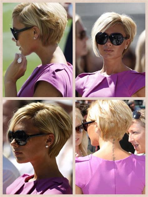 10 Amazing Front And Back Short Bob Hairstyles Of Victoria Beckham