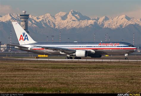 N363aa American Airlines Boeing 767 300er At Milan Malpensa Photo