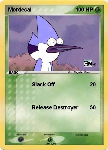 Pokémon Mordecai 416 416 Slack Off My Pokemon Card