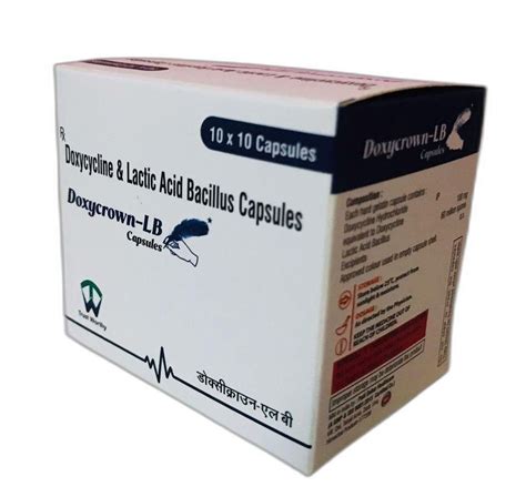Doxycrown Lb Doxycycline Lactic Acid Bacillus Capsules Prescription