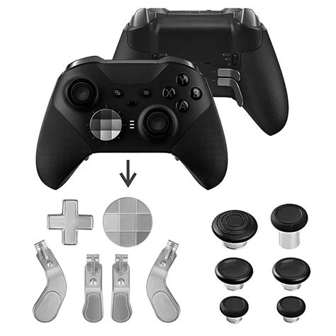 Controller Thumbstick Paddles Round Cross Key For Xbox One Elite Series