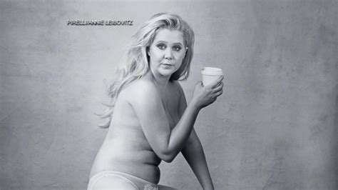 Amy Schumer Goes Semi Nude For Calendar Shoot Video ABC News