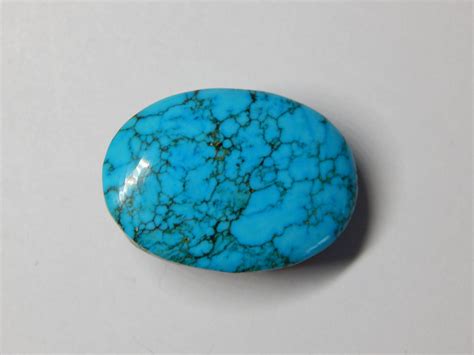 Kingman Turquoise Oval Cabochon Natural Sky Blue Etsy Oval Cabochon