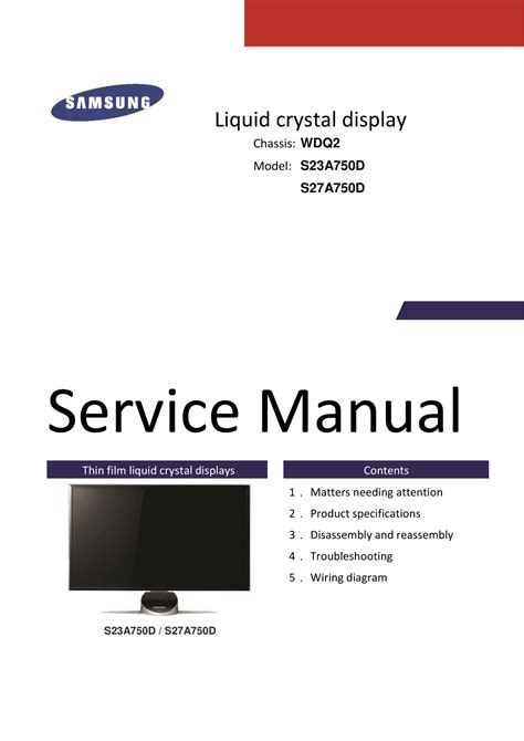 Samsung S27a750d Service Manualpdf Docdroid