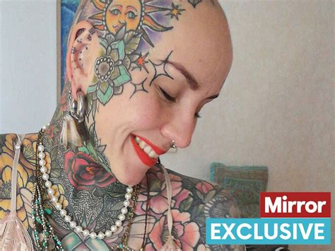 Bald Head Tattoo Woman Benton Lindgren
