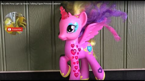 My Little Pony Light Up Hearts Talking Figure Princess Cadence Youtube