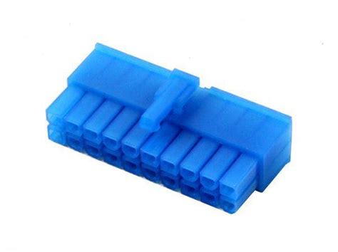 Atx 20 Pin Connector Male Uv Blue Buy At