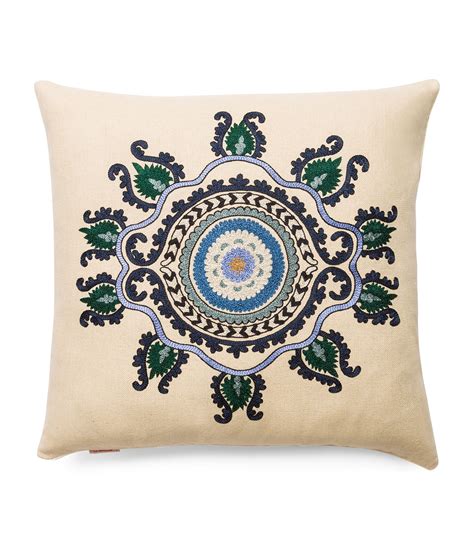 Emporio Sirenuse Poppy Cushion 45cm X 45cm Harrods Us