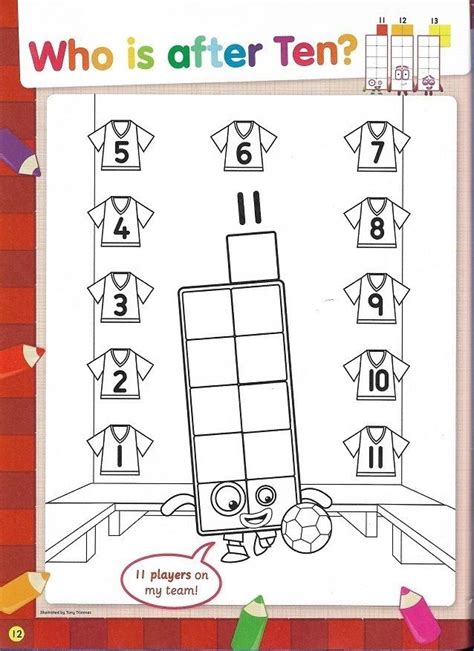 Numberblocks Coloring Pages Kidsworksheetfun