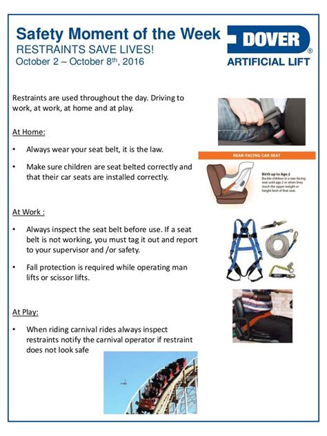 Restraints Save Lives Alberta Oil Tools Safety Moment Of The Week 03
