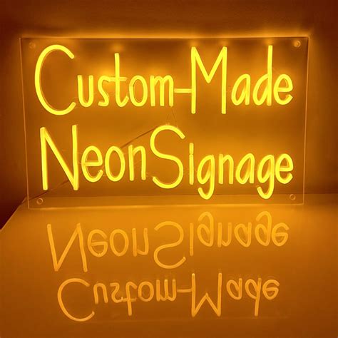 Custom Made Neon Business Signage