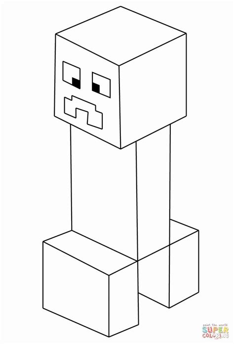 Here's a coloring page of a creeper, the hostile creature that emits a hissing sound followed by an explosion when it comes near the player. √ 24 Minecraft Creeper Coloring Page in 2020 | Minecraft ...