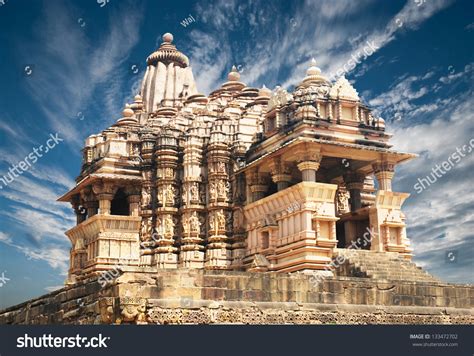 Erotic Temple In Khajuraho Madhya Pradesh India Stock