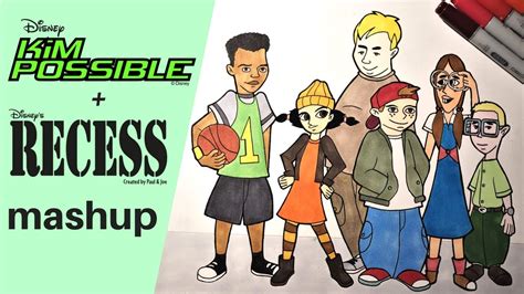 Disneys Recess Kim Possible Mashup 2 Speedpaint Youtube