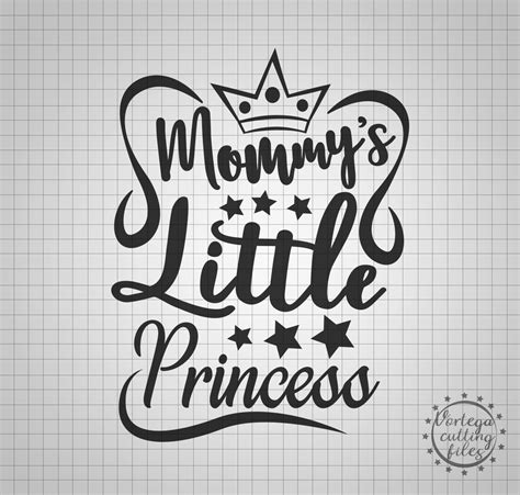 254 Mommys Little Princess Svg Svg Png Eps Dxf File