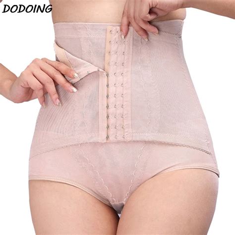 Dodoing Women Body Shaper Hooks High Waist Trainer Hip Abdomen Enhancer Tummy Control Panties