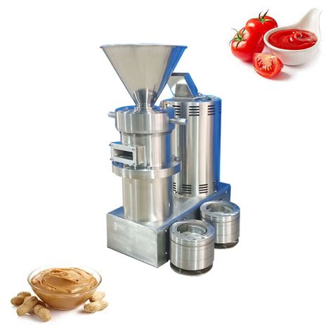 Stainless Steel Penaut Butter Tahini Cocoa Pepper Paste Making Machine Peanut Butter Making