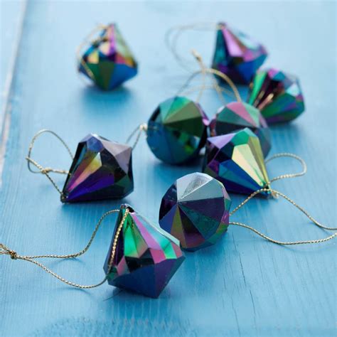 Geometric Rainbow Prism Decorations By The Christmas Home