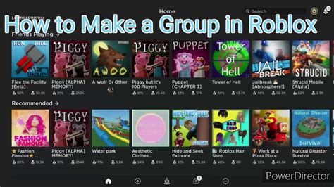 How To Make A Group In Roblox Youtube