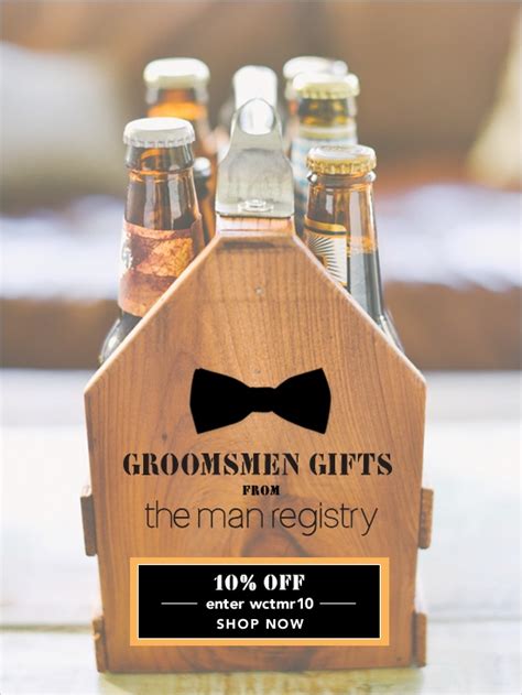 And how much should they spend? Wedding Gift Ideas, Personalized Wedding Gifts, Groomsmen ...