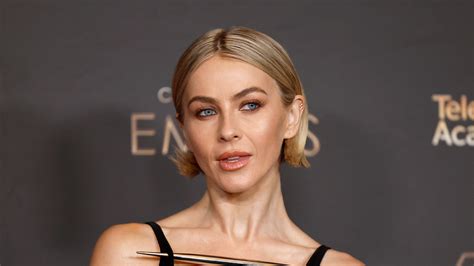 Julianne Hough Shows Off Her Toned Figure In Dangerously Low Cut Gown