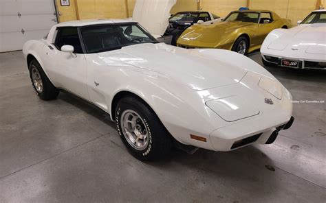 1978 White Corvette Blue Interior For Sale Hobby Car Corvettes