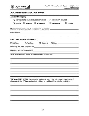 Fl Accident Investigation Form Fill And Sign Printable Template Online