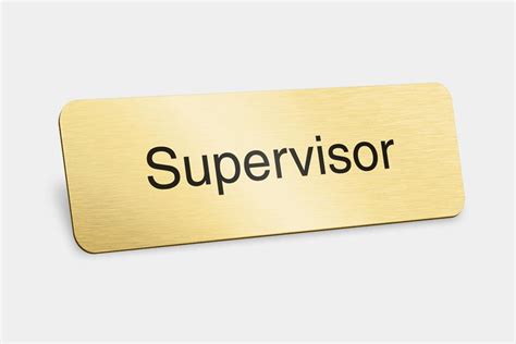Supervisor Badges Pack Of 5 Melubabadges