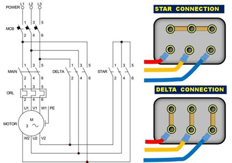 Star Delta Starter Circuit Diagram Pdf