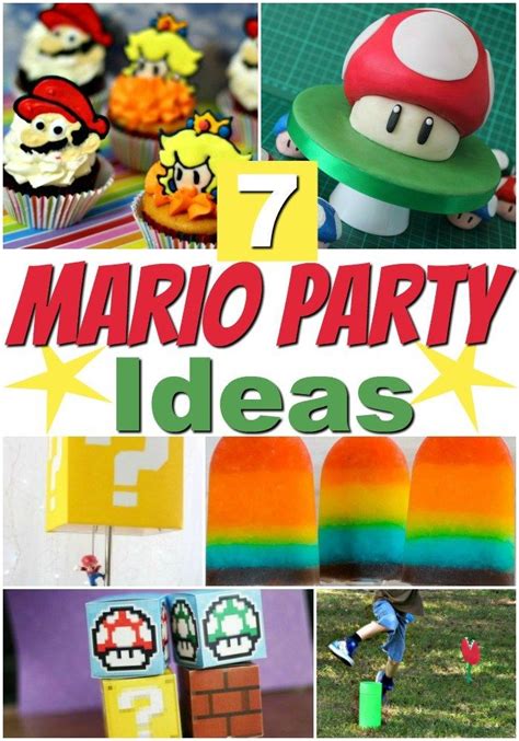 Super Mario Party Ideas Super Mario Birthday Party Super Mario