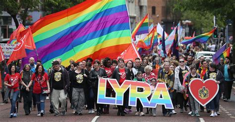 lyra mckee s partner leads rally demanding same sex marriage in northern ireland huffpost uk news