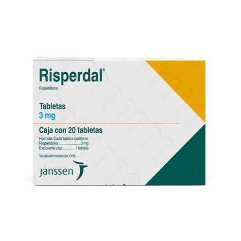 Risperdal Risperidona Mg Con Tabletas