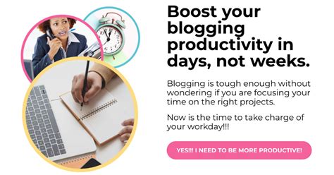 productivity and time management for bloggers