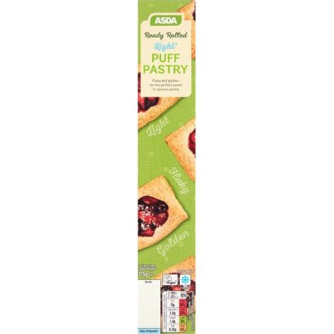 Asda Ready Rolled Light Puff Pastry 375g Compare Prices And Where To