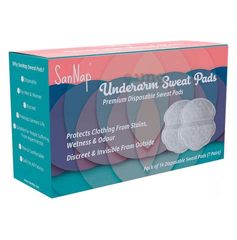 Sannap Underarm Sweat Pads Buy Packet Of 140 Pads At Best Price In