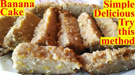 Very good for kids and pure vege lovers. Banana Cake - Eggless Cake without Oven - Easy Cake Recipes Breakfast/Snack - YouTube