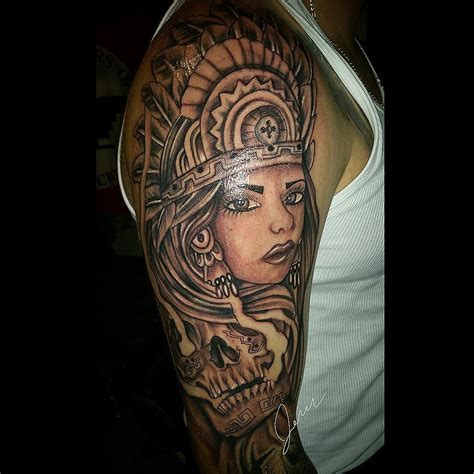 Https://wstravely.com/tattoo/aztec Woman Tattoo Design