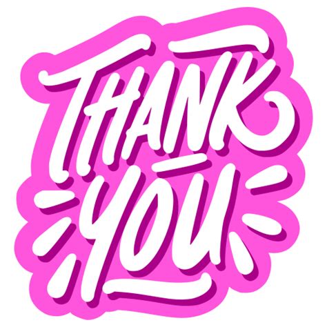 Thank You Stickers Free Social Media Stickers