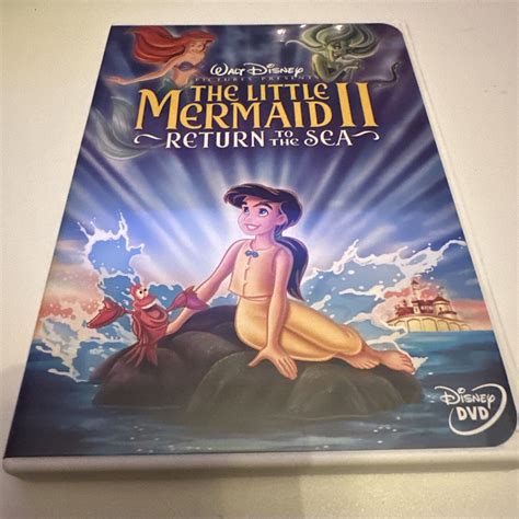 Little Mermaid Ii Return To The Sea Dvd Animated Cartoon Movie Disney Part 2 717951007445 Ebay