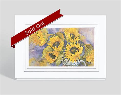 Maybe you would like to learn more about one of these? Sunflowers Greeting Card, 300645 | The Gallery Collection