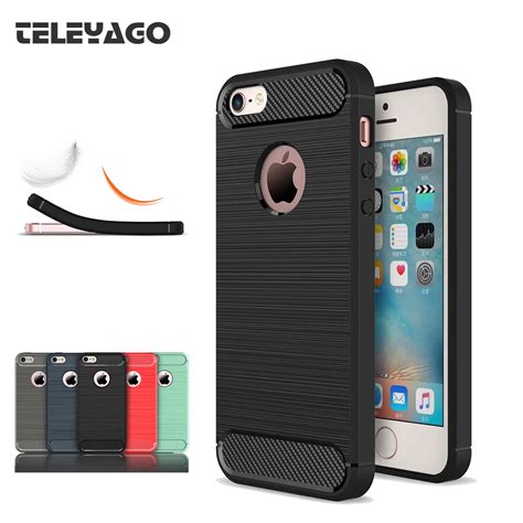 For Apple Iphone 5s Se 5g Case Slim Fashion Brushed Back Armor Cover