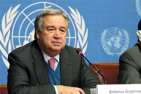 António Guterres Primeiro Português Secretário Geral Das Nações Unidas