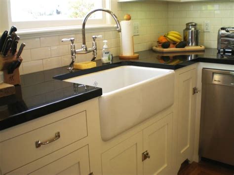 This is a brand new london style overflow ceramic kitchen sink. Farm-style Apron Sink - Traditional - Kitchen - San ...