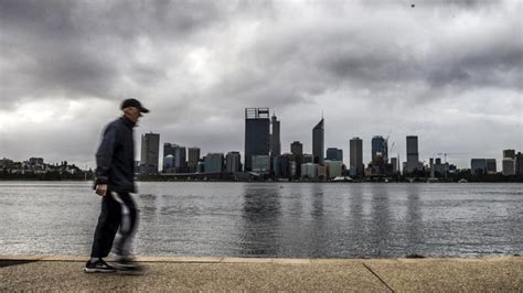 Perth Weather City Pummelled With Rain And Gusty Winds As Cold Front