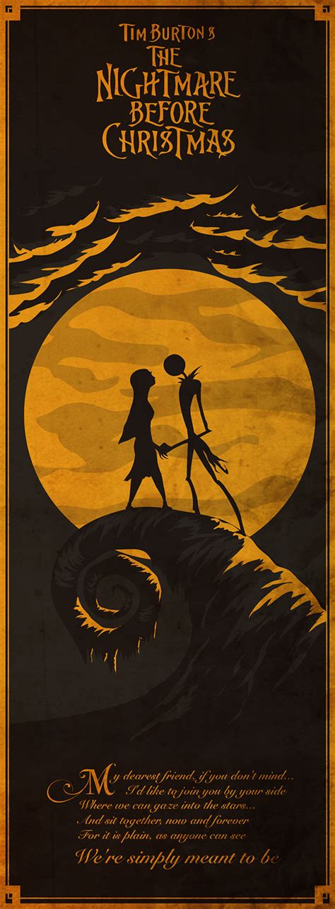 Nightmare Before Christmas Poster On Behance
