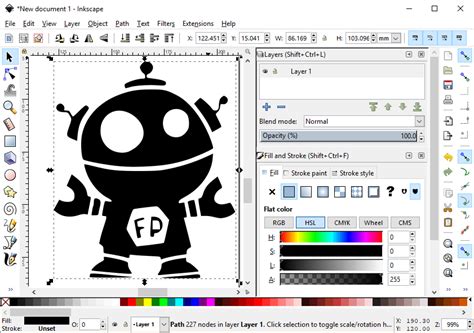 How To Trace A Raster Image Into A Vector Svg Using Inkscape