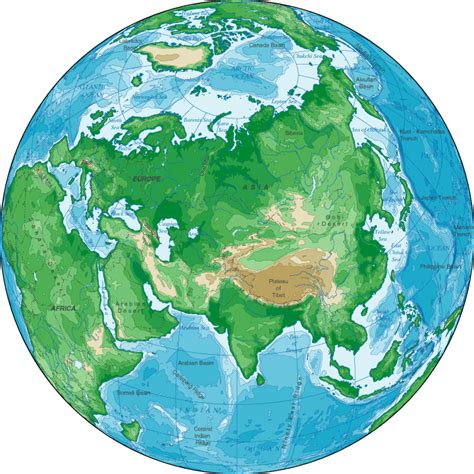 Topographical Map Of Eurasia Topographical Map Of Asia Asia Topo Map